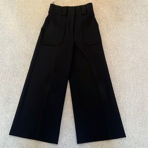 Stella McCartney high-waisted, wide leg, cropped to the ankle